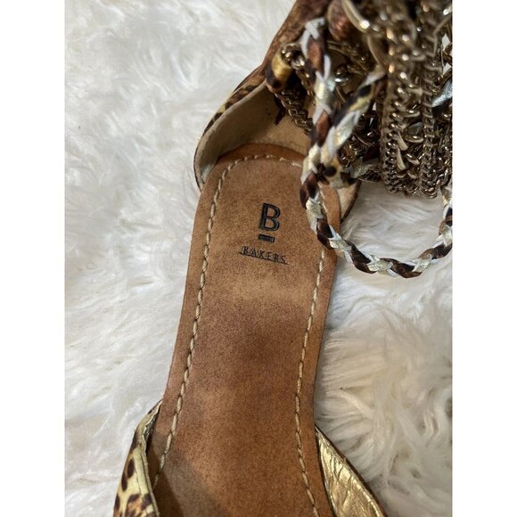 𝅺BAKERS JACKIE Sz 6.5 M Strappy Stiletto Gladiator  Sandals - Picture 8 of 11
